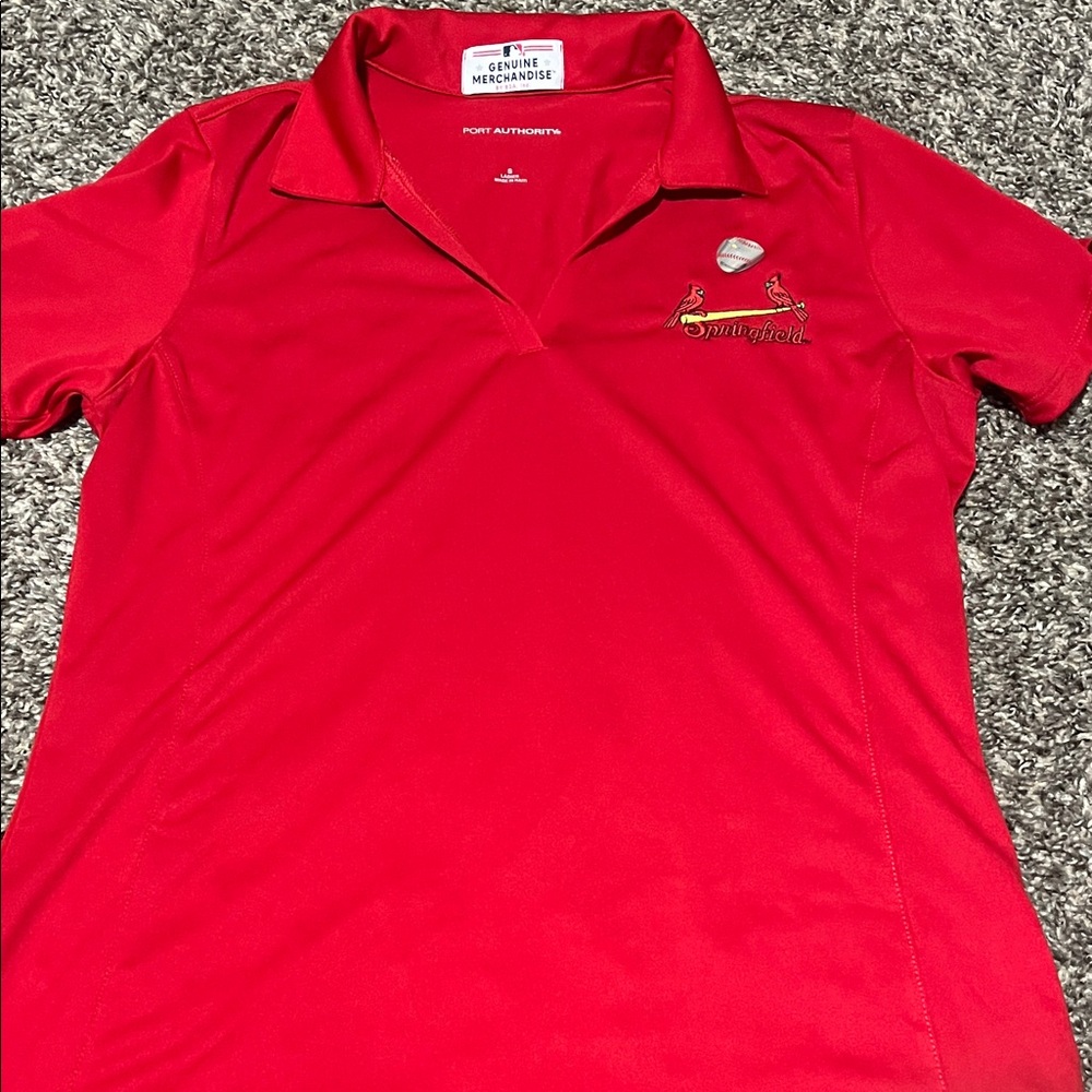 Genuine Merchandise Red Women's Button Down Shirt